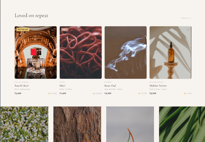 Perfume Landing Page Template  3