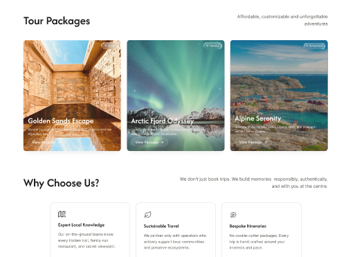Travel Landing Page Template  3