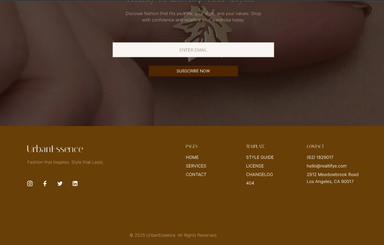 UrbanEssence – Jewellery Website  5