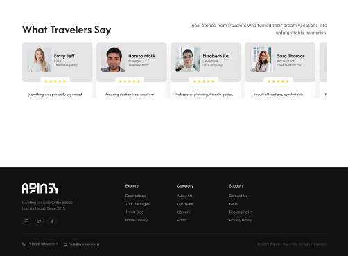 Travel Landing Page Template  4
