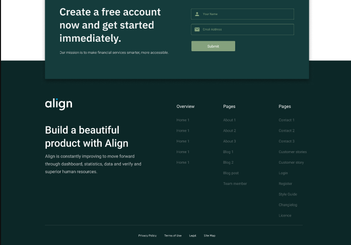 Align – Business Consulting Landing Page  4