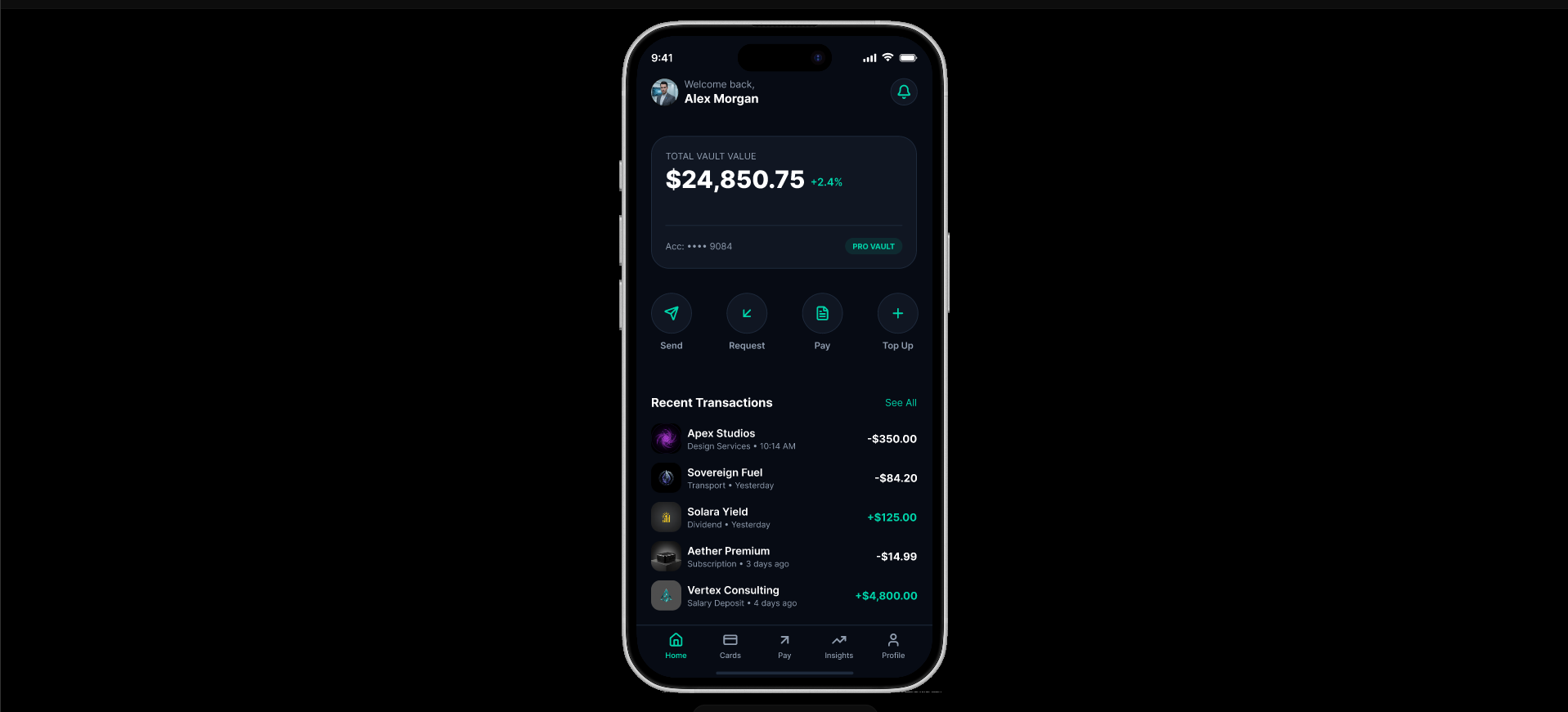 VAULT - Fintech App UI Kit  3