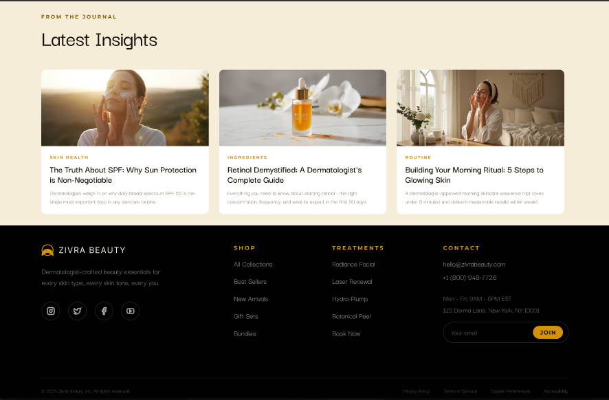Beauty Care Premium Landing page  5