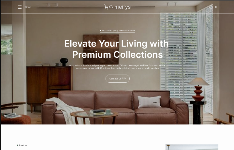 Homeiifys – Furniture Website  2