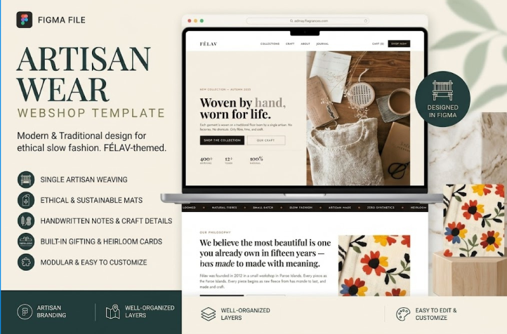 FELAV - Handicraft Landing Page Template
