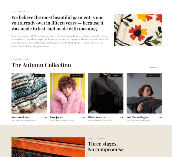 FELAV - Handicraft Landing Page Template  3