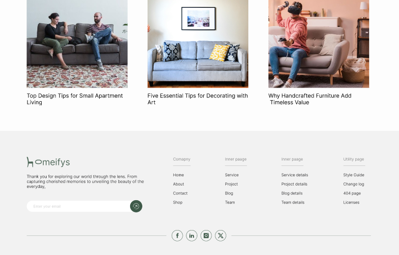 Homeiifys – Furniture Website  5
