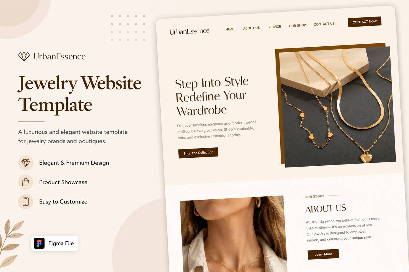 UrbanEssence – Jewellery Website