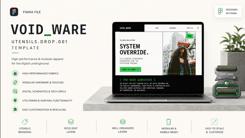 Streetwear Fashion Landing Page