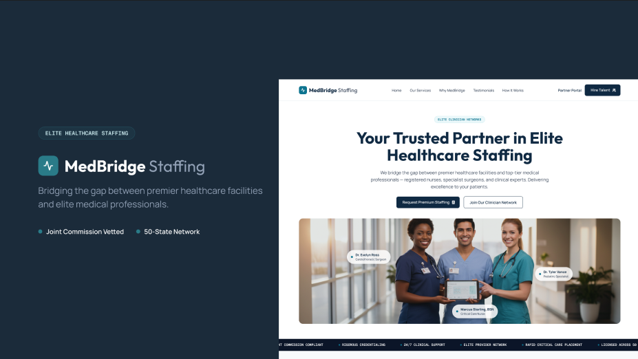 Healthcare Landing Page Template