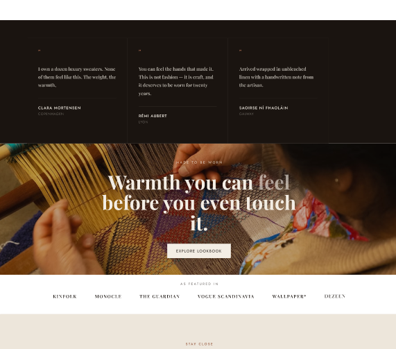 FELAV - Handicraft Landing Page Template  4